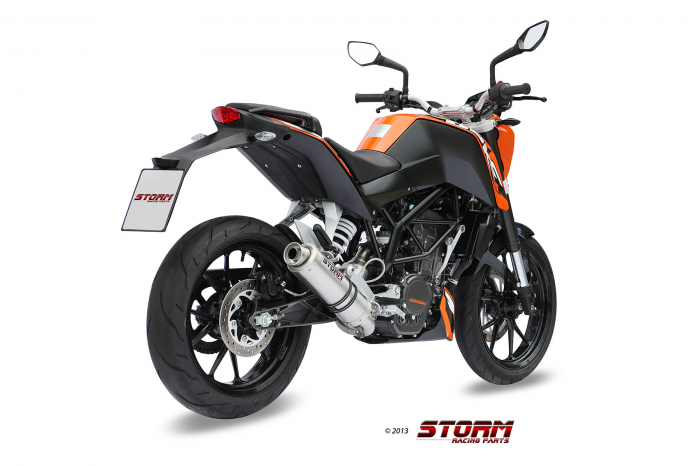 Sistem de evacuare complet 1x1 STORM GP 74.KT.009.LXS otel inoxidabil [3]