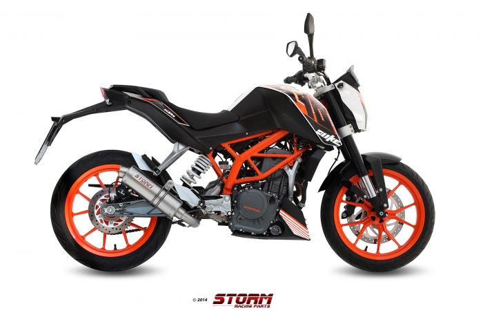 Sistem de evacuare complet 1x1 STORM GP 74.KT.012.LXS otel inoxidabil [2]