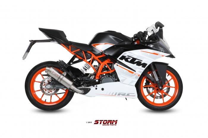 Sistem de evacuare complet 1x1 STORM GP 74.KT.015.LXS otel inoxidabil [2]