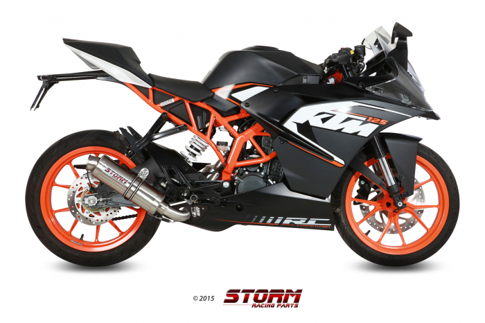 Sistem de evacuare complet 1x1 STORM GP 74.KT.016.LXS otel inoxidabil [2]