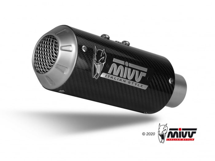 Sistem de evacuare complet 2x1 MIVV MK3 X.YA.0008.SM3C Carbon [1]