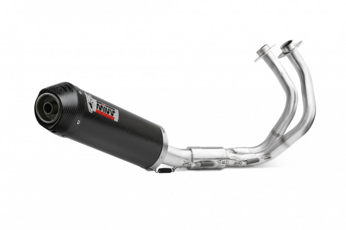 Sistem de evacuare complet 2x1 MIVV OVAL K.057.L3C Carbon with carbon cap [1]