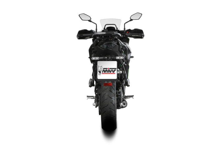 Sistem de evacuare complet 2x1 MIVV OVAL K.059.KZC Black with carbon cap [4]