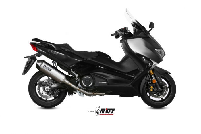 Sistem de evacuare complet 2x1 MIVV SPEED EDGE Y.061.LRX Stainless Steel / Carbon cap [3]