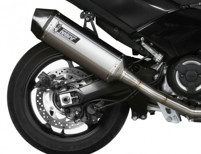 Sistem de evacuare complet 2x1 MIVV SPEED EDGE Y.061.LRX Stainless Steel / Carbon cap [1]