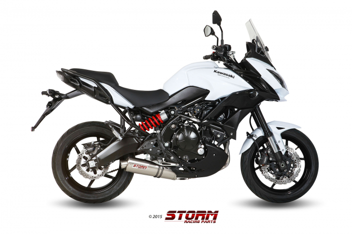 Sistem de evacuare complet 2x1 STORM OVAL 74.K.041.LX1 otel inoxidabil [2]