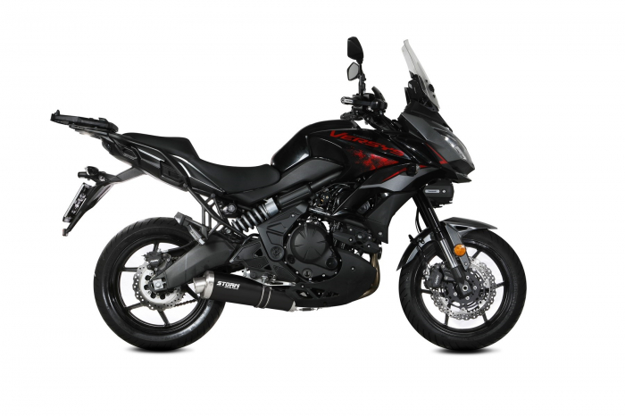 Sistem de evacuare complet 2x1 STORM OVAL K.055.LX1B Negru [2]
