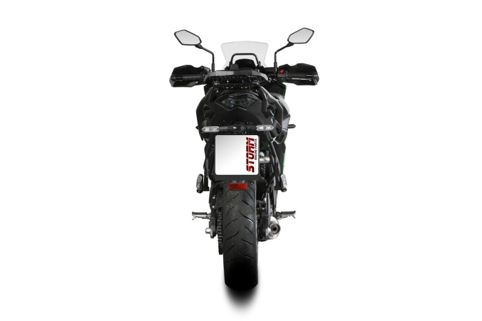 Sistem de evacuare complet 2x1 STORM OVAL K.059.LX1B Negru [4]