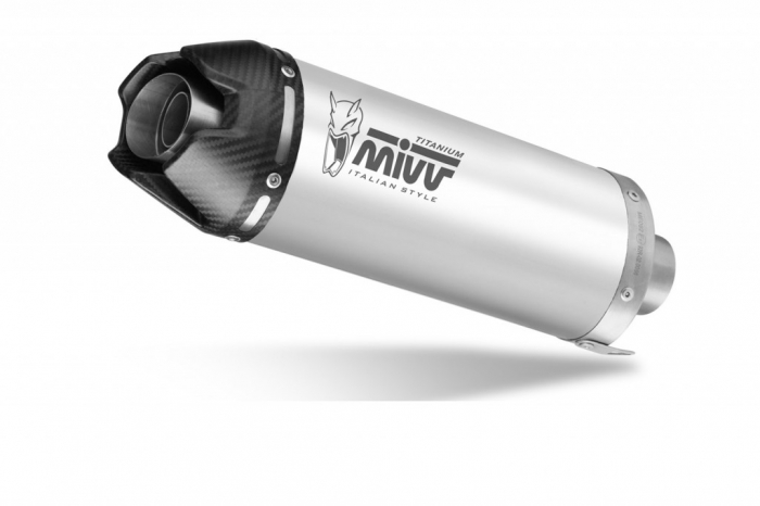 Sistem de evacuare complet 4x2x1 MIVV AK-1 H.094.L4K Titanium with carbon cap [1]