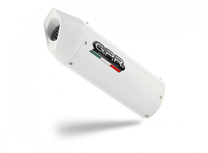 Sistem de evacuare complet GPR ALBUS EVO4 E4.CO.Y.201.1.CAT.ALBE4 White glossy including removable db killer and catalyst [1]