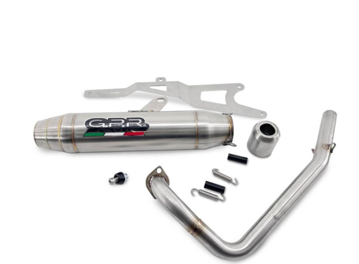 Sistem de evacuare complet GPR DEEPTONE INOX CO.H.270.DE Brushed Stainless steel including removable db killer [7]