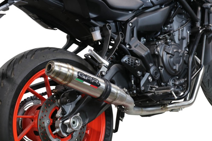 Sistem de evacuare complet GPR DEEPTONE INOX Y.191.RACE.DE Brushed Stainless steel including removable db killer [9]