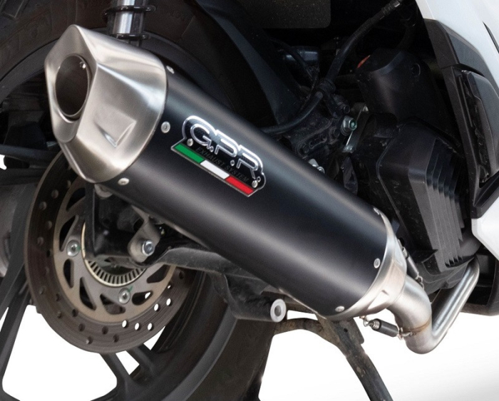 Sistem de evacuare complet GPR FURORE-X SCOOTER PI.6.FXSC Matte Black including removable db killer [1]