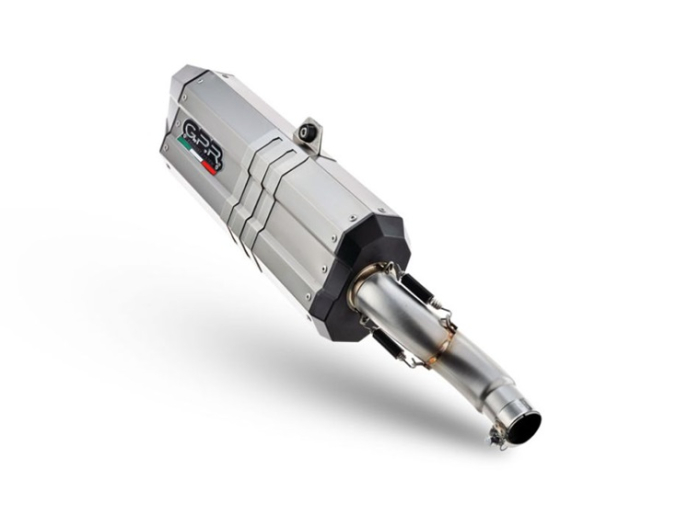 Sistem de evacuare complet GPR HYPER SONIC KT.106.RACEDB.HYSOTIT Brushed Titanium including removable db killer [3]