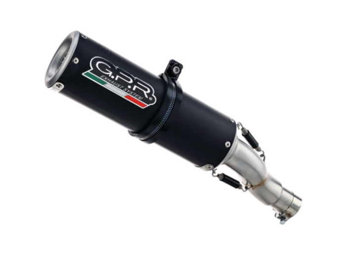 Sistem de evacuare complet GPR M3 Black Titanium E5.CO.Y.230.1.CAT.M3.BT Matte Black including removable db killer and catalyst pentru YAMAHA Tracer 9 2025-2026 [4]