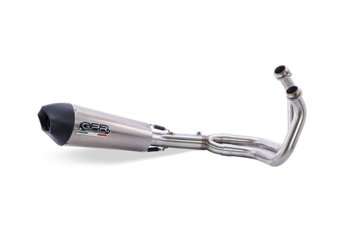 Sistem de evacuare complet GPR NEW GRAND PRIX EVO TITANIUM Y.176.GPAN.TO Brushed Titanium including removable db killer [7]