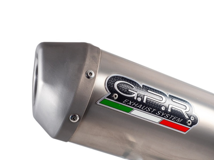 Sistem de evacuare complet GPR Pentacross Inox PNT.MX.72.1.FS.IO Brushed Stainless steel including removable db killer/spark arrestor [3]