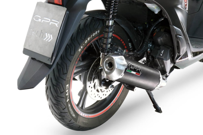 Sistem de evacuare complet GPR PENTASCOOTER HON.12.RACE.PN Matte Black including removable dbkiller [5]
