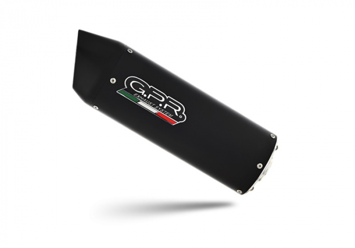 Sistem de evacuare complet GPR ROAD-STRADA E5.Y.337.3.CAT.FUNE Matte Black including removable db killer and catalyst [5]