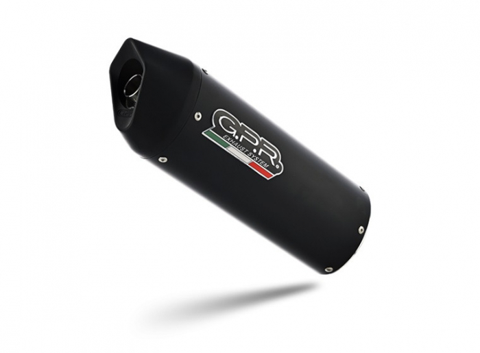 Sistem de evacuare complet GPR ROAD-STRADA E5.Y.337.3.CAT.FUNE Matte Black including removable db killer and catalyst [1]