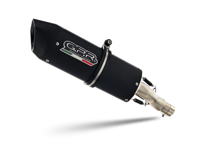 Sistem de evacuare complet GPR ROAD-STRADA E5.Y.337.3.CAT.FUNE Matte Black including removable db killer and catalyst [3]