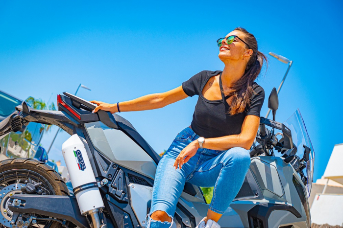 Slip-on exhaust GPR ALBUS EVO4 HON.269.ALBE5 White glossy including removable db killer and link pipe [7]