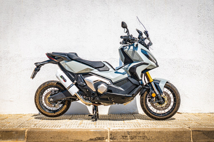 Slip-on exhaust GPR ALBUS EVO4 HON.269.ALBE5 White glossy including removable db killer and link pipe [2]