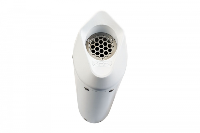 Slip-on exhaust GPR ALBUS EVO4 E5.D.137.3.CAT.ALB White glossy including removable db killer, link pipe and catalyst [3]