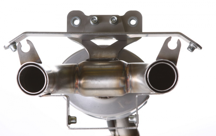 Slip-on exhaust GPR GHOST Y.146.TO Brushed Titanium including removable db killer and link pipe [2]