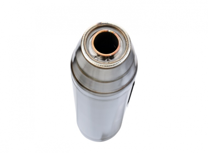 Slip-on exhaust GPR DEEPTONE D.111.CAT.DE Brushed Stainless steel including removable db killer, link pipe and catalyst [4]
