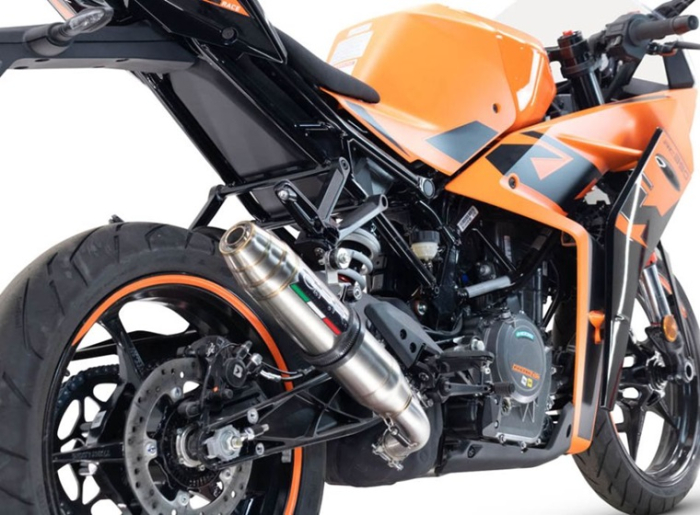 Slip-on exhaust GPR DEEPTONE INOX KT.209.1.RACE.DE Brushed Stainless steel including link pipe [7]