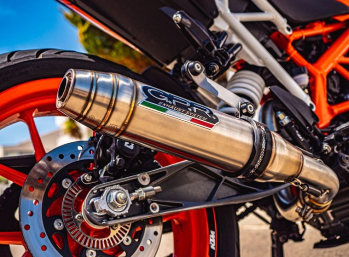 Slip-on exhaust GPR DEEPTONE INOX KT.209.1.RACE.DE Brushed Stainless steel including link pipe [8]