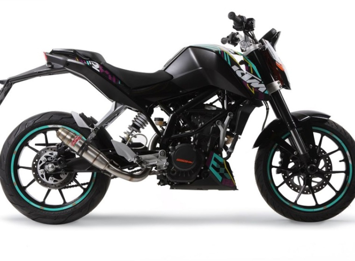 Slip-on exhaust GPR DEEPTONE INOX KT.60.RACE.DE Brushed Stainless steel including link pipe [5]
