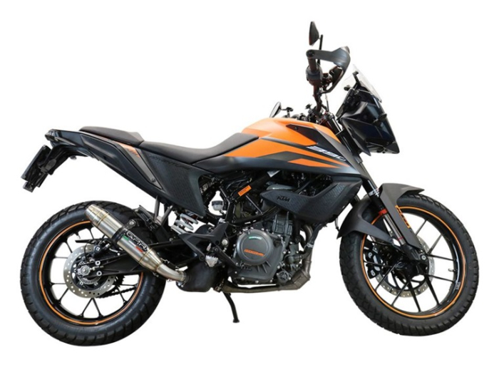 Slip-on exhaust GPR DEEPTONE INOX KT.99.2.RACE.DE Brushed Stainless steel including link pipe [5]