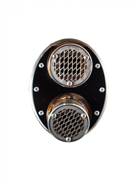 Slip-on exhaust GPR DUAL E5.H.264.DUAL.IO Matte Inox including removable db killer and link pipe [4]