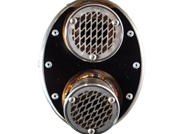 Slip-on exhaust GPR DUAL INOX D.140.DUAL.IO Matte Inox including removable db killer and link pipe [4]