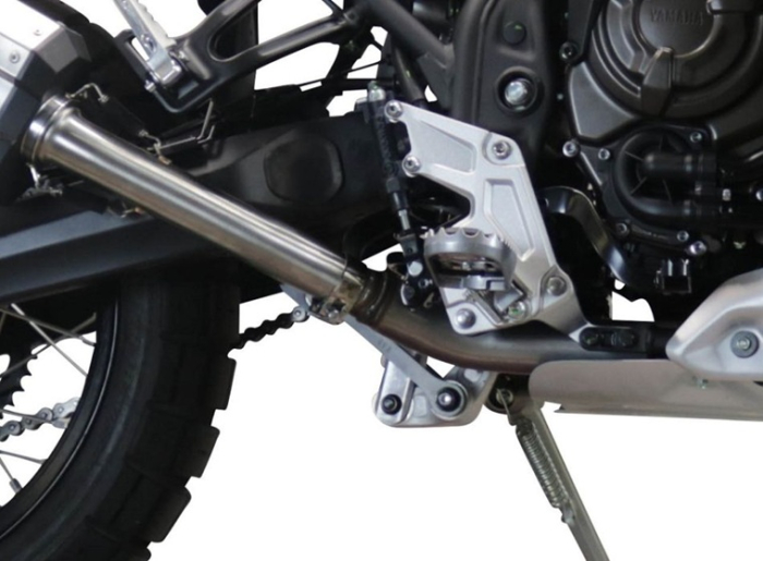 Slip-on exhaust GPR DUAL INOX E5.Y.232.1.DUAL.IO Matte Inox including removable db killer and link pipe [5]
