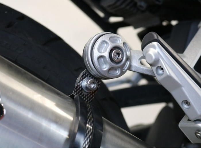 Slip-on exhaust GPR DUAL POPPY E5.BM.107.1.DUAL.PO Carbon look including removable db killer and link pipe [6]