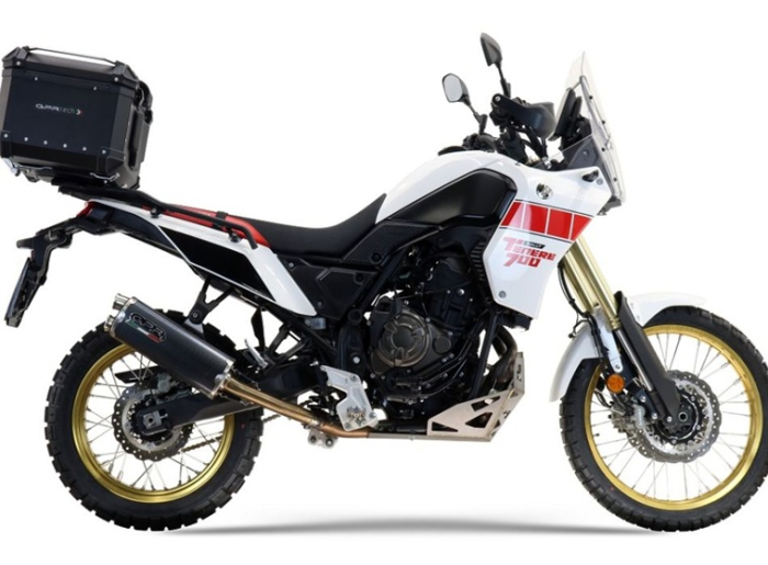 Slip-on exhaust GPR DUAL POPPY E5.Y.232.1.DUAL.PO Brushed Stainless steel including removable db killer and link pipe [7]