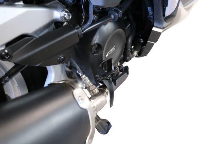 Slip-on exhaust GPR EVO4 ROAD HON.11.EVO4 Matte Black including removable db killer, link pipe and catalyst [5]