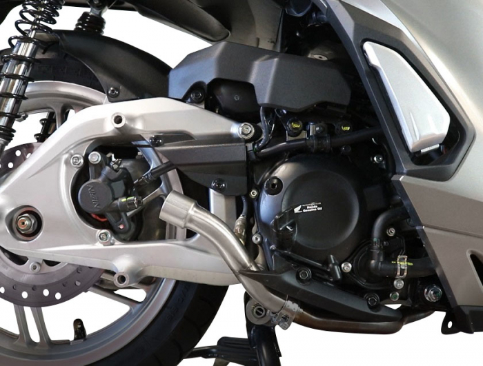 Slip-on exhaust GPR EVO4 ROAD HON.11.EVO4 Matte Black including removable db killer, link pipe and catalyst [6]