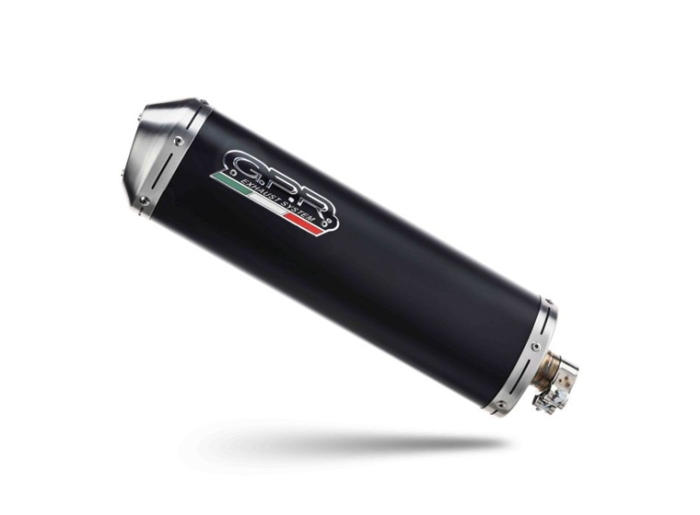 Slip-on exhaust GPR EVO4 ROAD SC.CAT.150.1.EVO4 Matte Black including removable db killer, link pipe and catalyst [2]