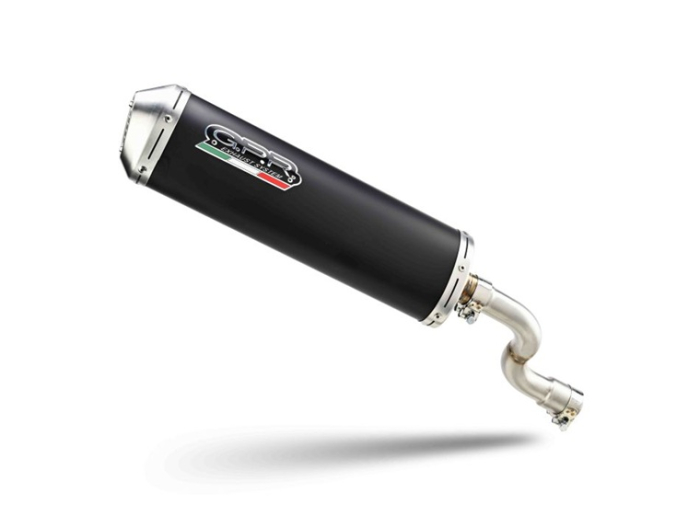 Slip-on exhaust GPR EVO4 ROAD SCOM.150.1.EVO4 Matte Black including removable db killer and link pipe [3]