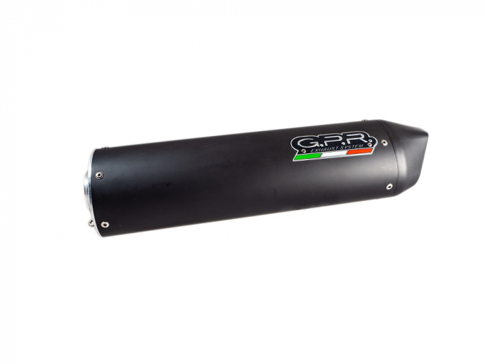 Dual slip-on exhaust GPR FURORE S.44.1.FUNE Matte Black including removable db killers and link pipes [5]