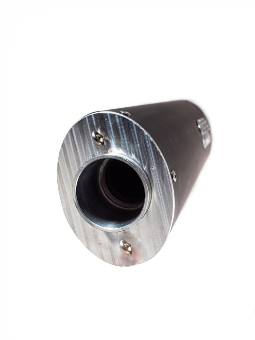 Dual slip-on exhaust GPR FURORE S.44.1.FUNE Matte Black including removable db killers and link pipes [7]