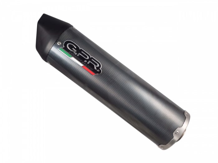 Slip-on exhaust GPR FURORE A.20.FUPO Matte Black including removable db killer and link pipe [1]