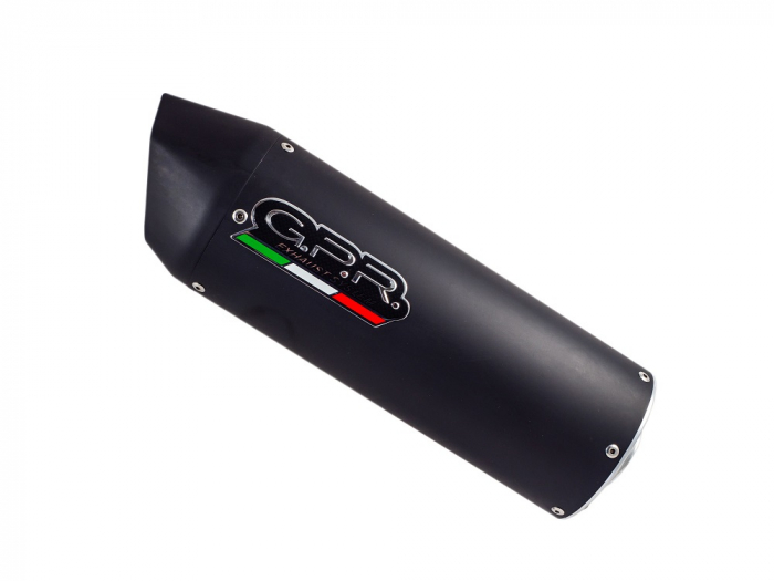 Dual slip-on exhaust GPR FURORE S.158.FUNE Matte Black including removable db killers and link pipes [5]