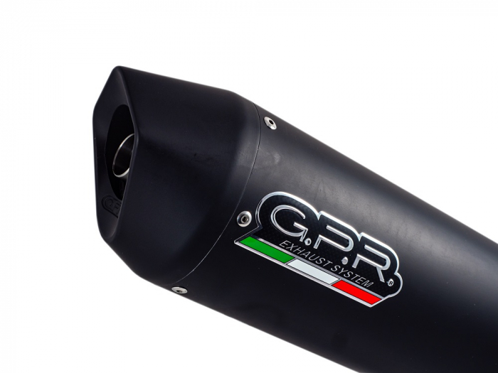 Dual slip-on exhaust GPR FURORE S.158.FUNE Matte Black including removable db killers and link pipes [3]