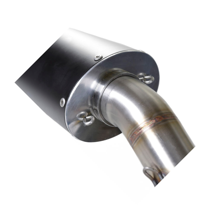 Slip-on exhaust GPR FURORE Y.200.RACE.FUNE Matte Black including link pipe [2]