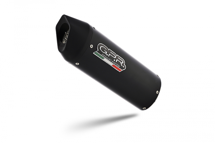 Slip-on exhaust GPR FURORE EVO4 H.268.CAT.FNE4 Matte Black including removable db killer, link pipe and catalyst [2]